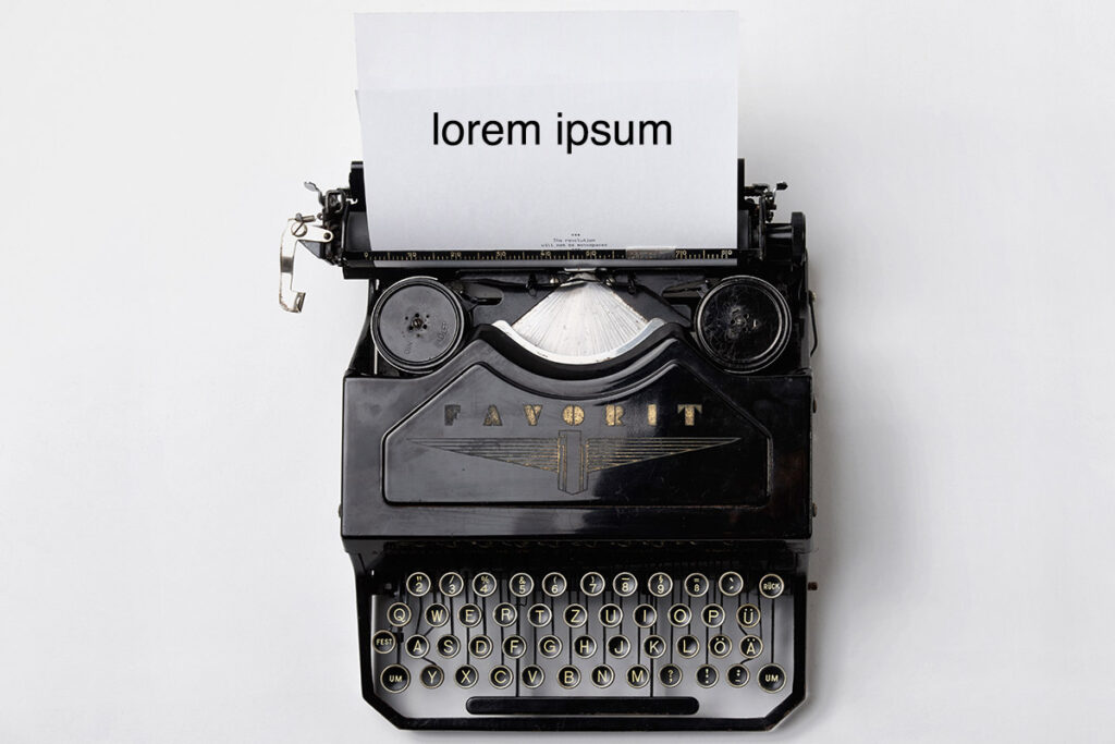 El origen del texto Lorem Ipsum 9 lorem ipsum maquina escribir